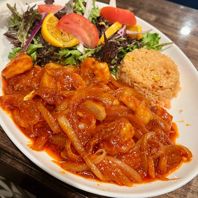 Shrimp a la Nayarit.